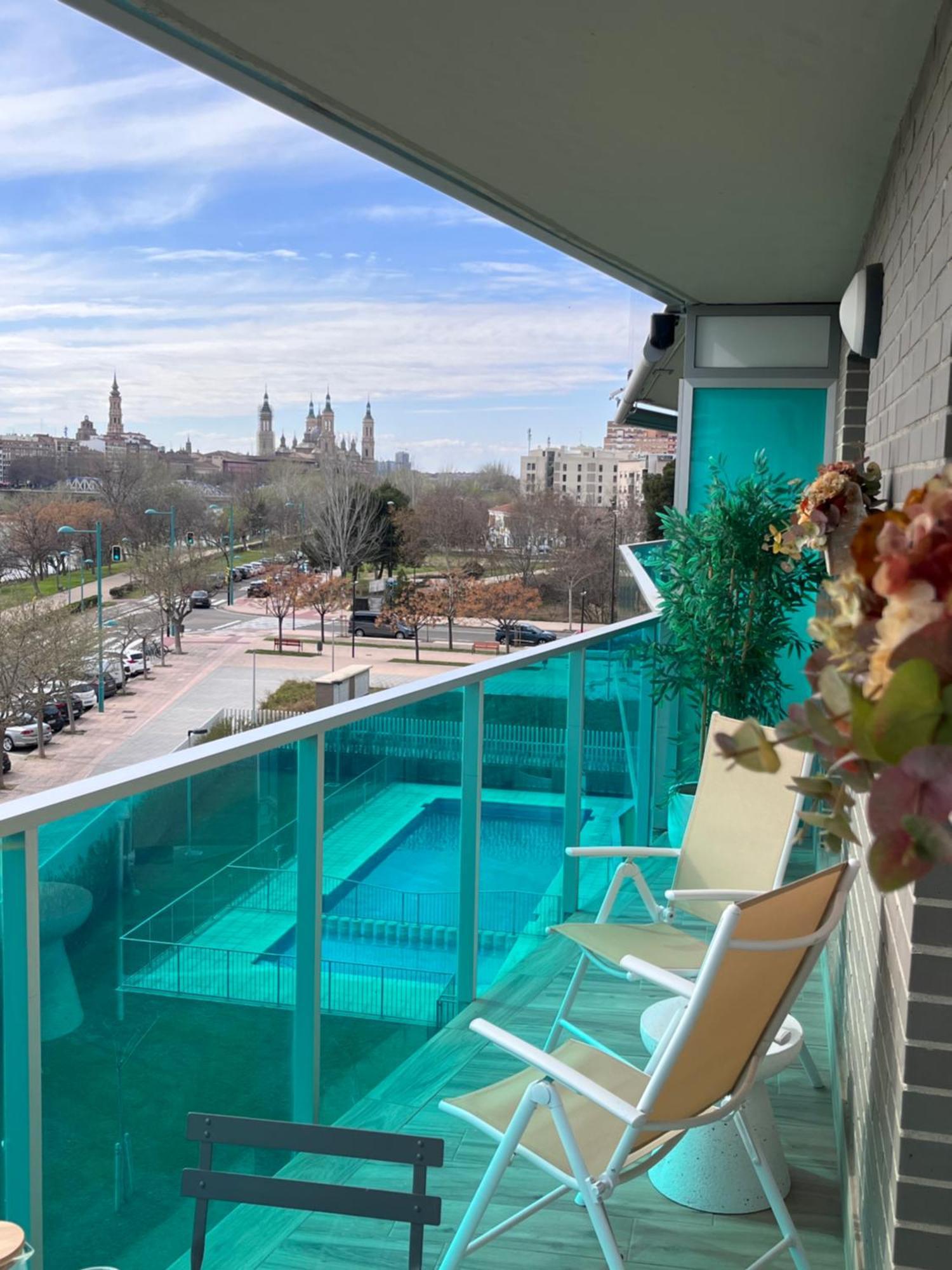 Apartamento Balcón del Ebro- Excepcional! Zaragoza Exterior foto